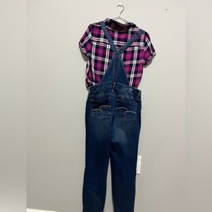 Overalls and a shirt